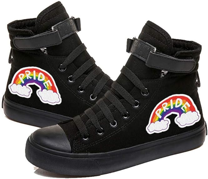 Homosexuell Stolz Schuhe High Top Klett Sneakers